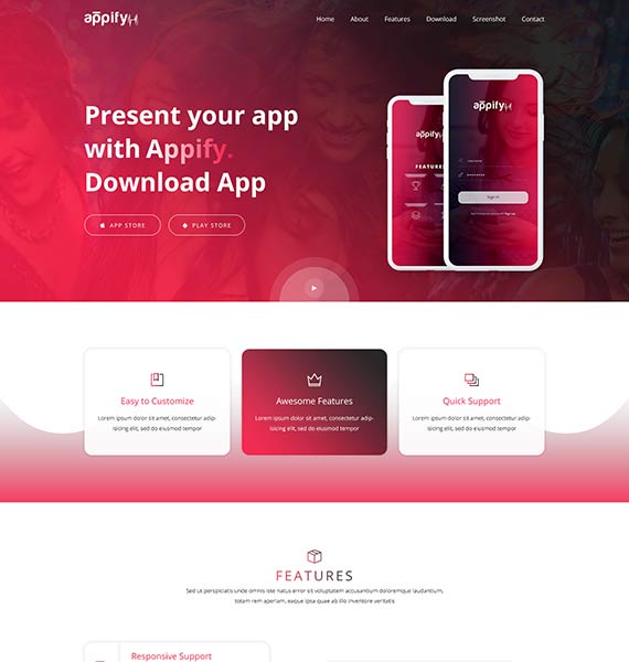 App landing demo 1