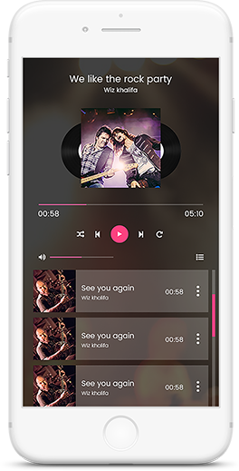 Banner App screen phone