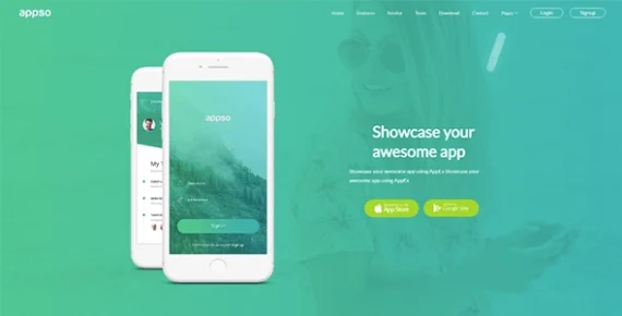 Appso – App Landing HTML Template